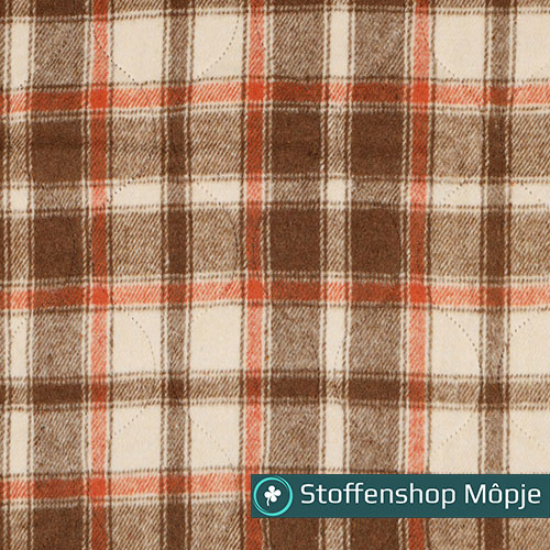 Stepped Checks Brown