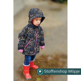 Softshell Digital Flowers Navy
