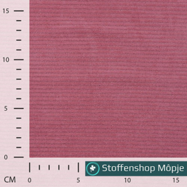 Corduroy Jersey Oud Roze