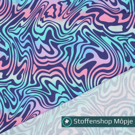 Jersey Digital Abstract Multicolour