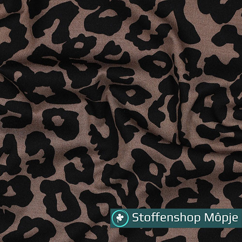 Rosella Stretch Animal Skin Bruin