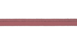 elastisch paspelband oud roze