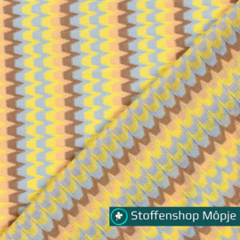 Jacquard ZigZag Geel
