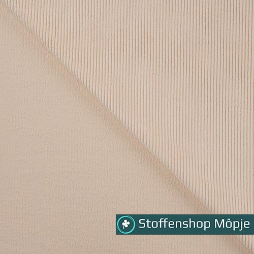 Washed Corduroy Off White Bread
