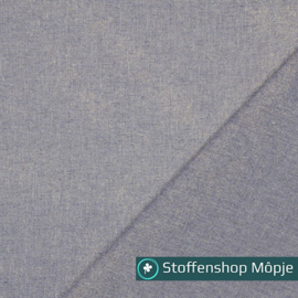 Katoen Linnen Lurex Blue