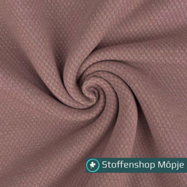 Jacquard Heavy Sweat Brushed Rose 1519