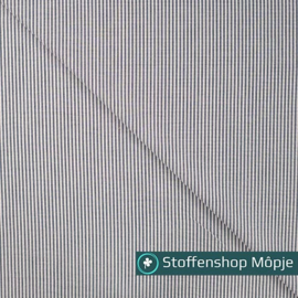 Katoen Seerscucker Streep Navy White