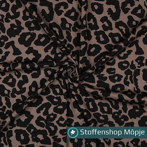 Rosella Stretch Animal Skin Bruin