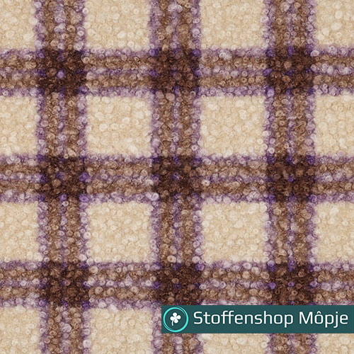 Boucle Checks Grape
