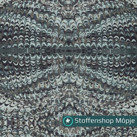 Jacquard Abstract Lurex Pine