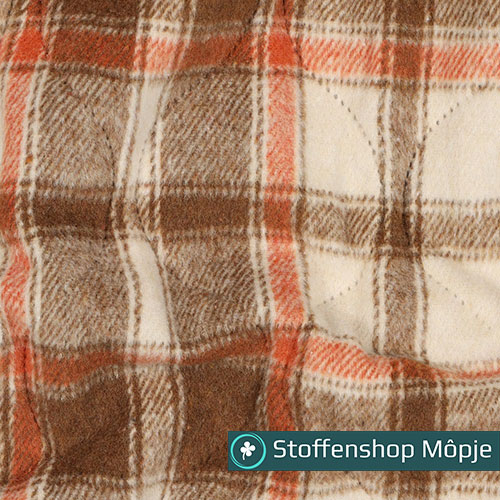 Stepped Checks Brown
