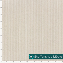 Viscose Linnen Streep Beige