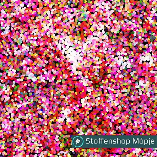Softshell Digital Confetti Fuchsia