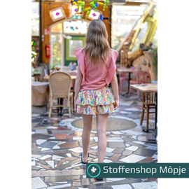 Polyester Bubble Paisley Geel