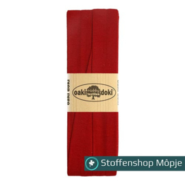 Jersey Biaisband 20 mm Rood (600) 3 Meter