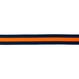 Flexibel Band Navy-Oranje