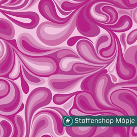 Burlington Fantasy Flower Roze