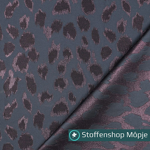 Jacquard Animal Skin Grey - Lila