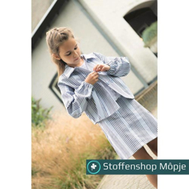 Katoen Broderie Wit