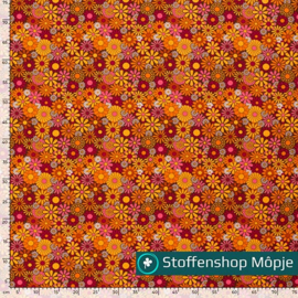 Burlington Flower Power Oranje