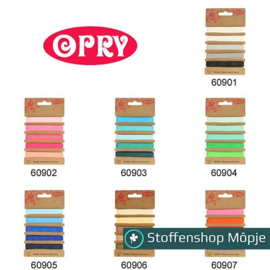 Opry Grosgrain Lint 5 x 1 meter Blauw 10 mm