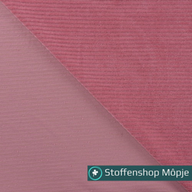 Corduroy Jersey Oud Roze