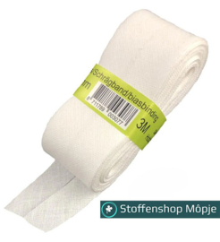 Katoen Biaisband 30 mm Cream 3 meter