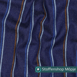Denim Stripes Indigo