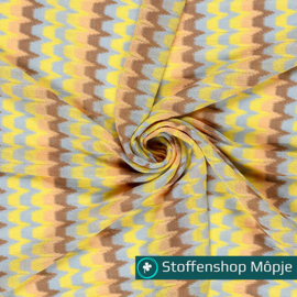 Jacquard ZigZag Geel