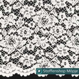 Lace Border 2 sides Ivoor