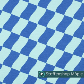 Soft Sweat Check Mint - Blue