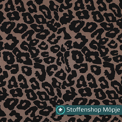 Rosella Stretch Animal Skin Bruin