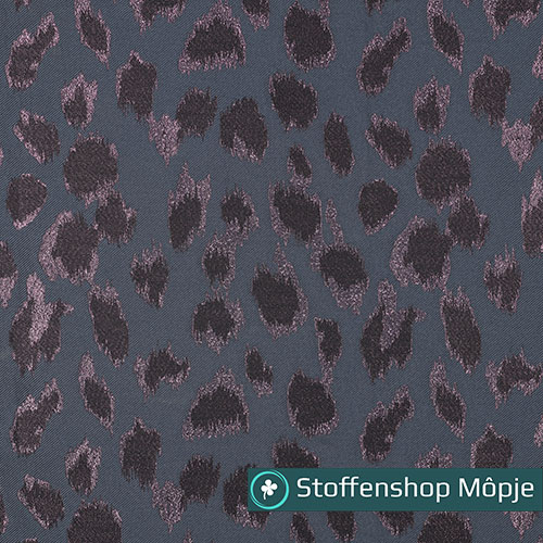 Jacquard Animal Skin Grey - Lila