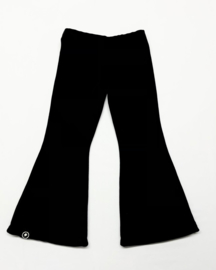 flared pants nicky velours muis grijs