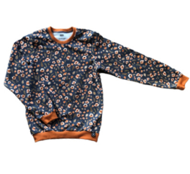 Sweater Aquarel Flowers Jeans