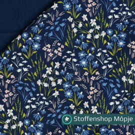 Softshell Digital Flowers Navy