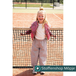 Katoen Linnen Lurex Blue