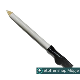 Patroonpotlood met Borsteltje Wit
