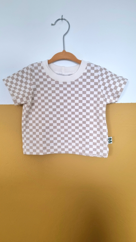 Cappuccino chess shirt