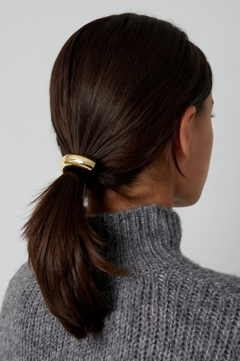 Haarelastiek | gold simple curve