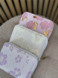 Portemonnee | Flower Beige