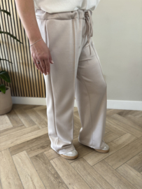 Straight leg Pants | Beige
