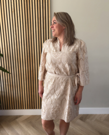 Broderie Jurk | Noé beige