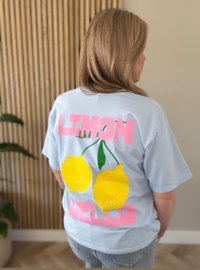 T-shirt | Limoncello blauw