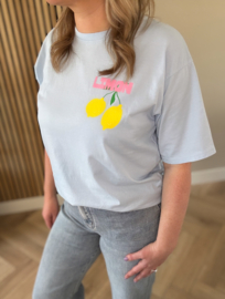 T-shirt | Limoncello blauw