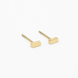 Oorbellen | Staafje Gold