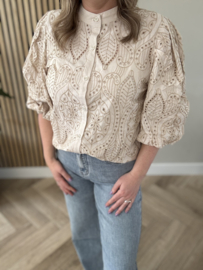 Broderie Blouse | Noé beige