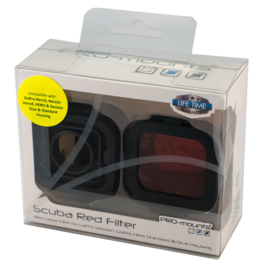 PRO-mounts Glass Filter RED (for H3, 3+, 4 & Session)