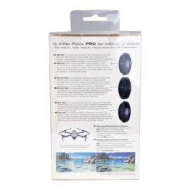 PRO-mounts 6-Filter Pack PRO for Mavic 2 Zoom (ND8 + ND8/PL + ND16 + ND16/PL + ND32 + ND32/PL Multi Coated)