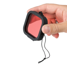 PRO-mounts Scuba Red  & Snorkel Filter for GoPro* HERO 5 ,6 en 7 Camera